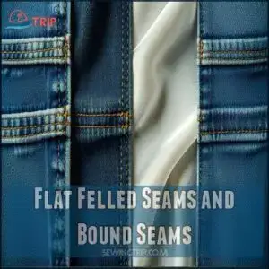 Flat Felled Seams and Bound Seams