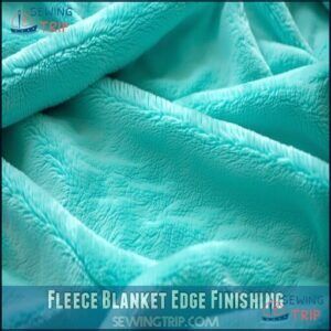 Fleece Blanket Edge Finishing Fleece Blanket Edge Finishing