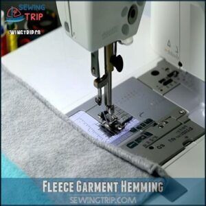 Fleece Garment Hemming Fleece Garment Hemming