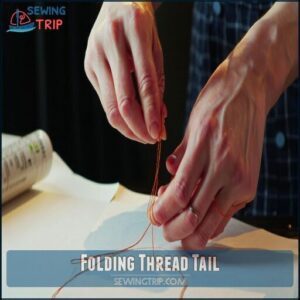 Folding Thread Tail Folding Thread Tail