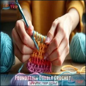 Foundation Double Crochet