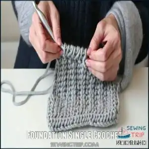 Foundation Single Crochet