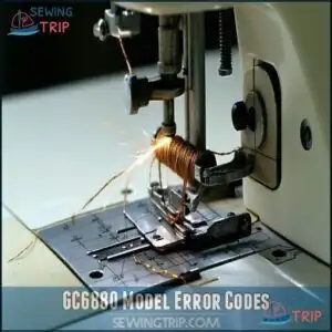 GC6880 Model Error Codes