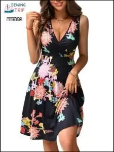 GUBERRY Womens Wrap V Neck