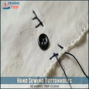 Hand Sewing Buttonholes
