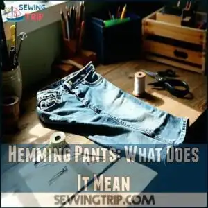 Hemming Pants: What Does It Mean