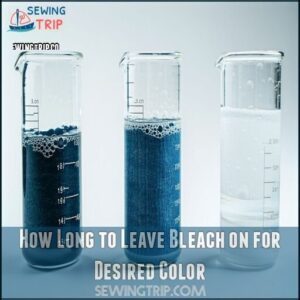 How Long to Leave Bleach on for Desired Color