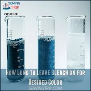 How Long to Leave Bleach on for Desired Color
