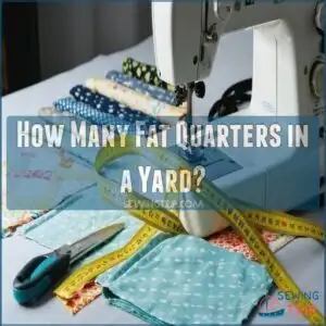 how many fat quarters in a yard