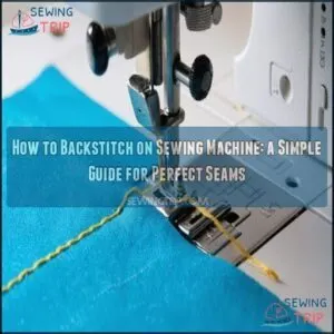how to backstitch on sewing machine