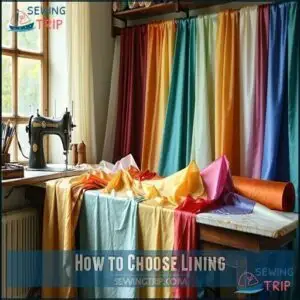 How to Choose Lining