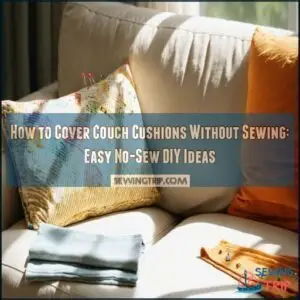 how to cover couch cushions without sewing