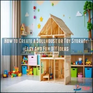 how to create a dollhouse or toy storage