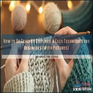 how to do crochet stitches