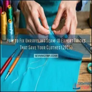 how to fix unraveling seam