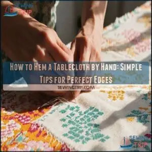 how to hem a tablecloth by hand