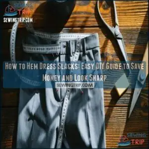 how to hem dress slacks