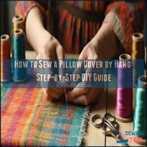 how to sew a pillow cover by hand how to sew a pillow cover by hand