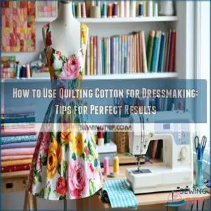 how to use quilting cotton for dressmaking