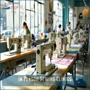 in person sewing clinics