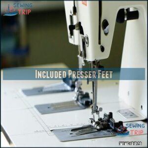 Included Presser Feet