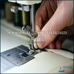 Incremental Adjustments for Balanced Stitches