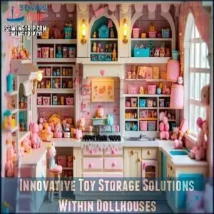 Innovative Toy Storage Solutions Within Dollhouses