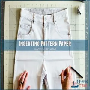 Inserting Pattern Paper
