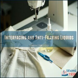 Interfacing and Anti-Fraying Liquids Interfacing and Anti-Fraying Liquids