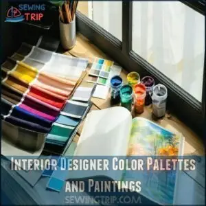 Interior Designer Color Palettes and Paintings