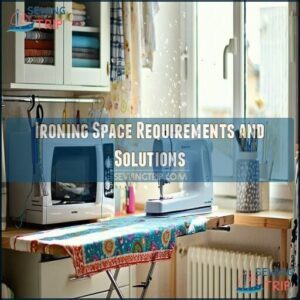 Ironing Space Requirements and Solutions