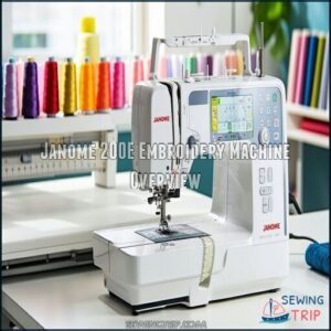 Janome 200E Embroidery Machine Overview Janome 200E Embroidery Machine Overview