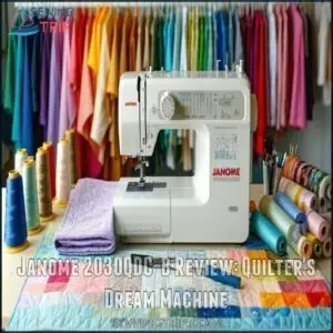 Janome 2030QDC-B Review: Quilter