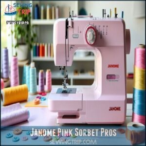 Janome Pink Sorbet Pros