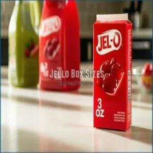 jello box sizes