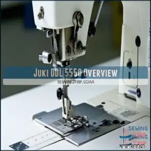 Juki DDL 5550 Overview Juki DDL 5550 Overview