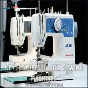 Key Features of Juki Sewing Machines