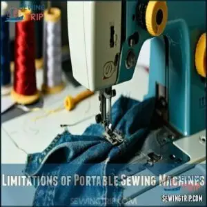 Limitations of Portable Sewing Machines