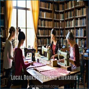 local bookstores and libraries