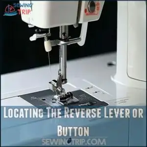 Locating The Reverse Lever or Button