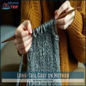 Long-Tail Cast on Method Long-Tail Cast on Method