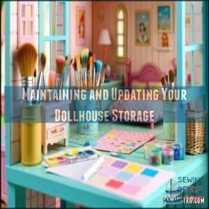 Maintaining and Updating Your Dollhouse Storage