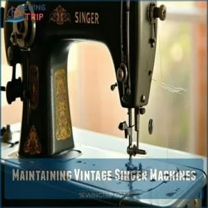 Maintaining Vintage Singer Machines