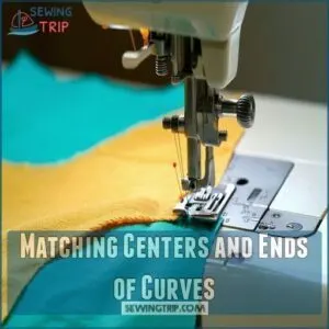 Matching Centers and Ends of Curves