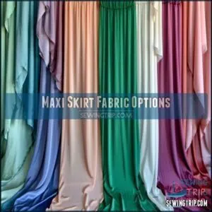 Maxi Skirt Fabric Options