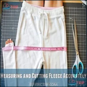 Measuring and Cutting Fleece Accurately