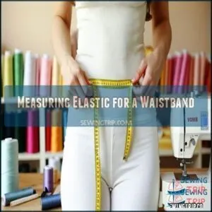 Measuring Elastic for a Waistband