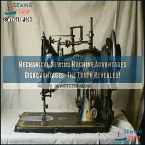 mechanical sewing machine advantages disadvantages