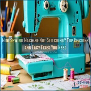 mini sewing machine not stitching reasons solutions