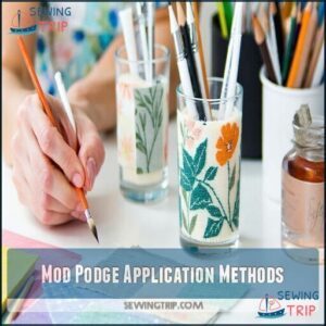 Mod Podge Application Methods